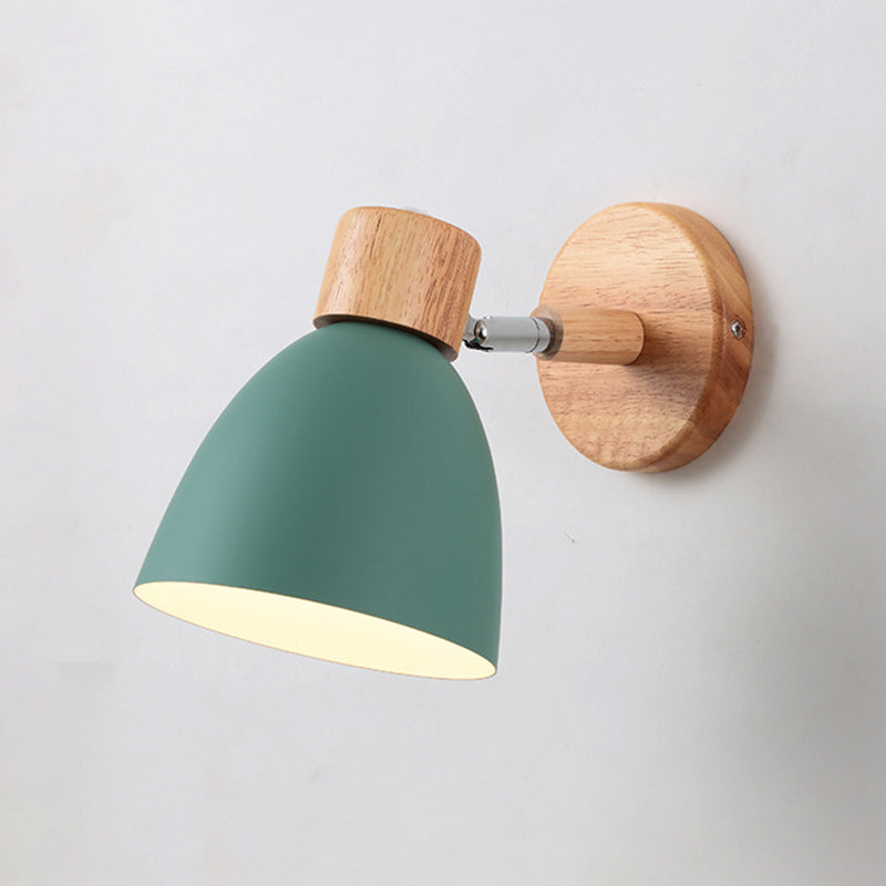 Indoor 1-Bulb Down Light Wall Sconce Lighting, Modern Macaroon Style Sconce Light Fixture