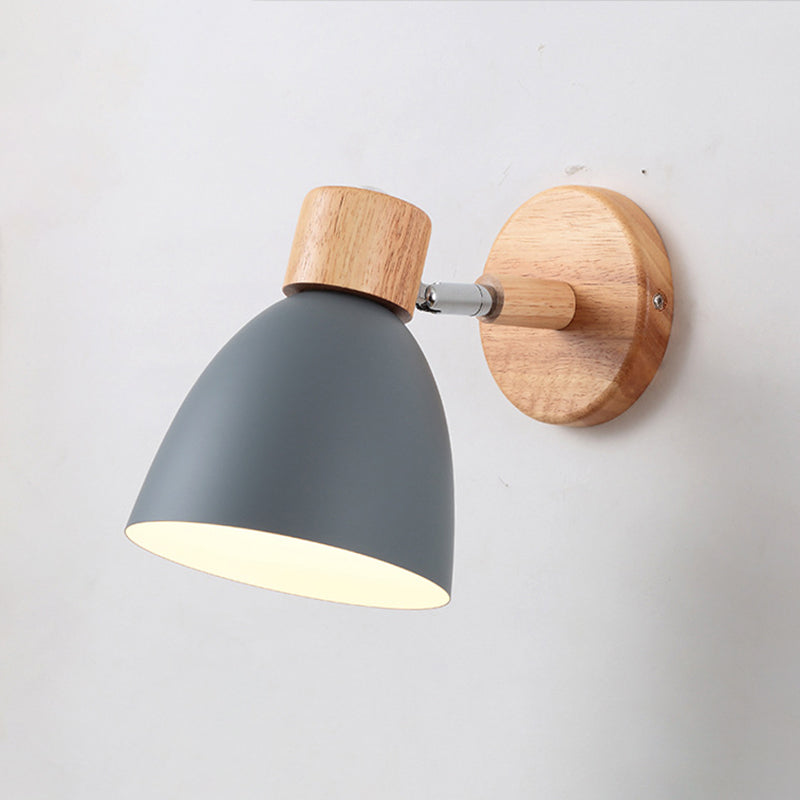 Indoor 1-Bulb Down Light Wall Sconce Lighting, Modern Macaroon Style Sconce Light Fixture