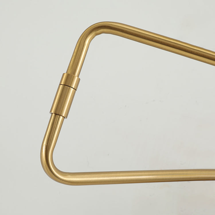 Metalen geometrische schaduwmuuronderdelen in moderne stijl zwenkarmwandverlichting