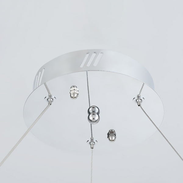 Moderne luxe led kroonluchter metalen lineaire hangende lamp voor binnenruimtes