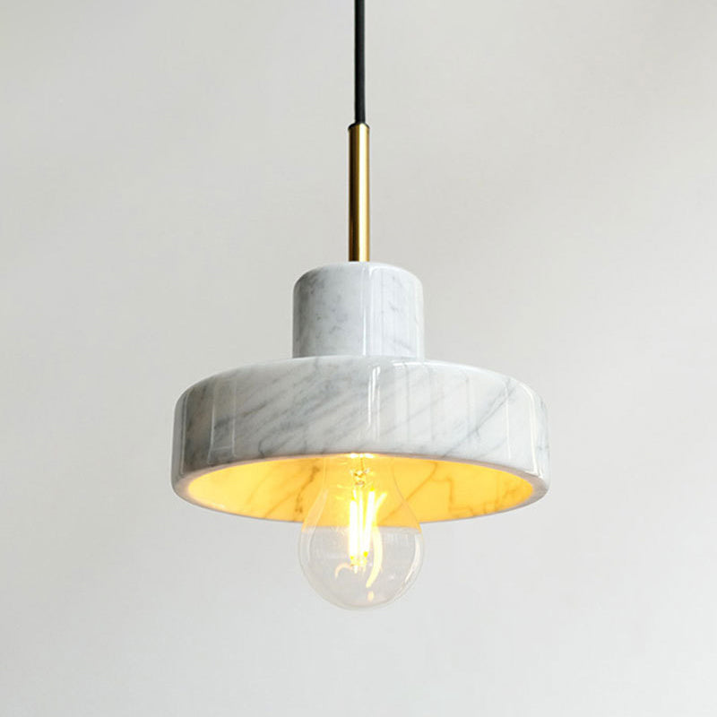 Cement Geometric Shaped Suspension Light Modern Style Hanging Lamps for Dining Room Living Room