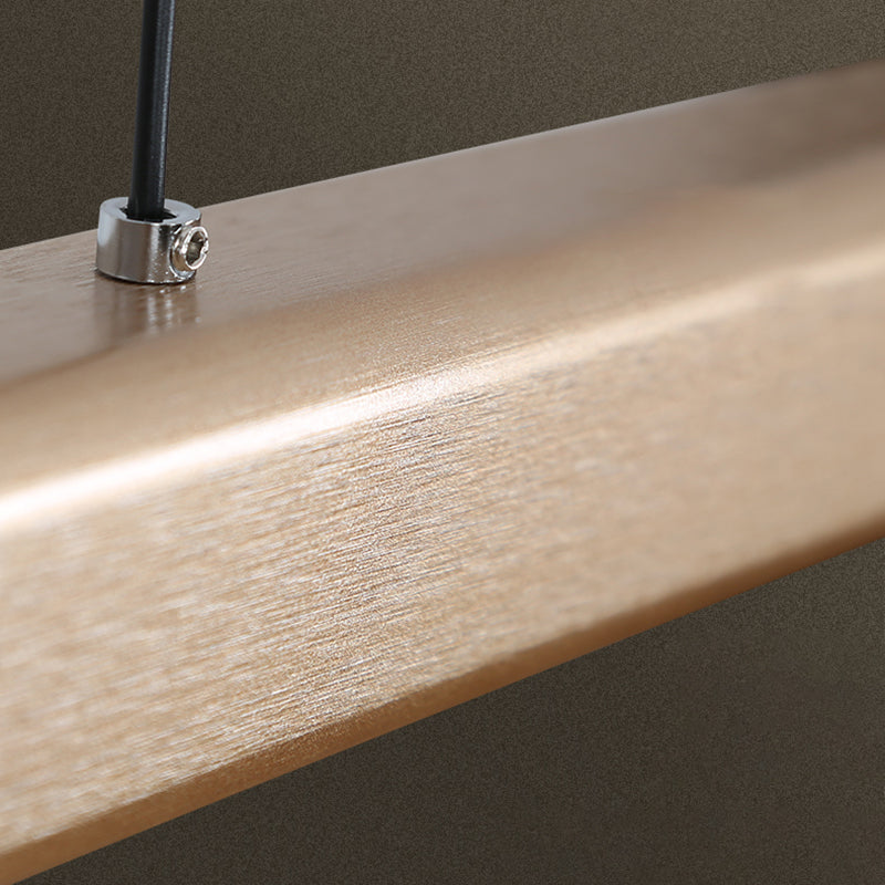 Minimalist Linear Island Pendant Lighting, 1-Light Acrylic Hanging Lights for Kitchen Island