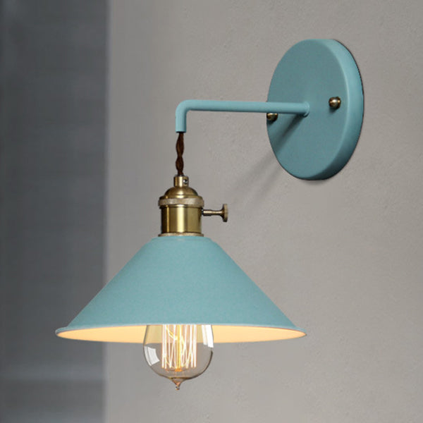 Modern Style Wall Mounted Lights Metal Macaron Wall Mounted Lighting for Bedroom