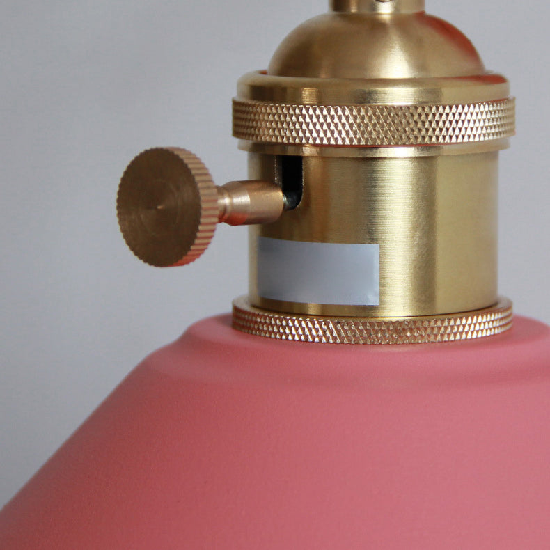 Lumières murales de style moderne Éclairage mural macaron métallique pour chambre