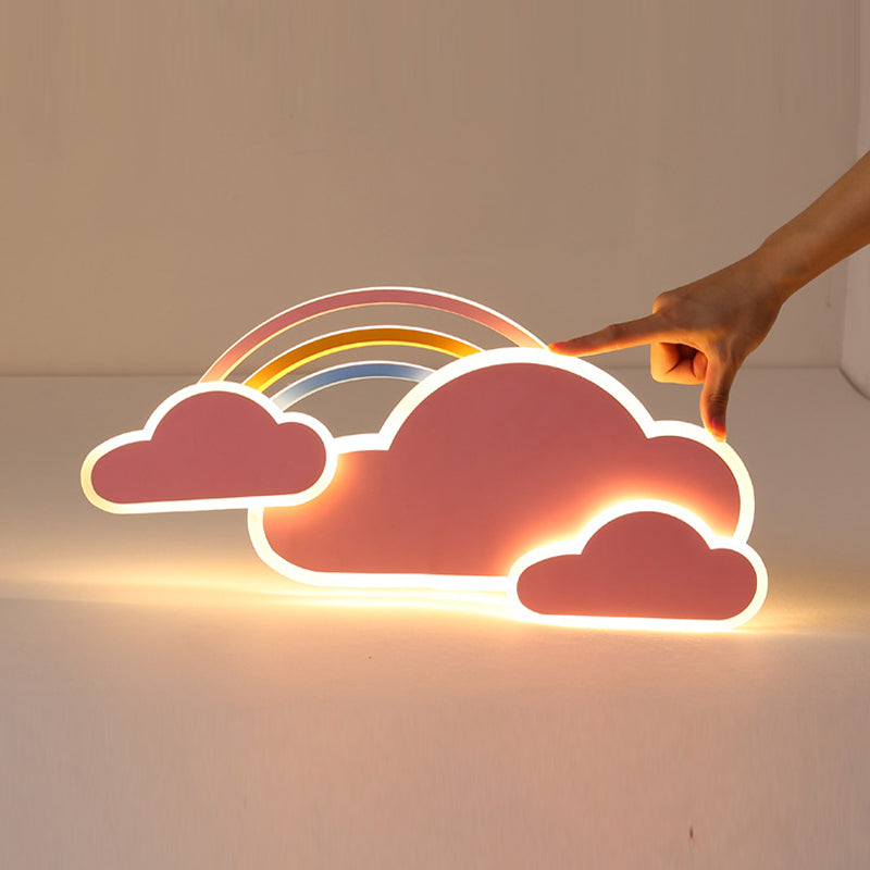 Cloud inbouwplafondlampen 1-lichts acryl Noordse inbouwlamp
