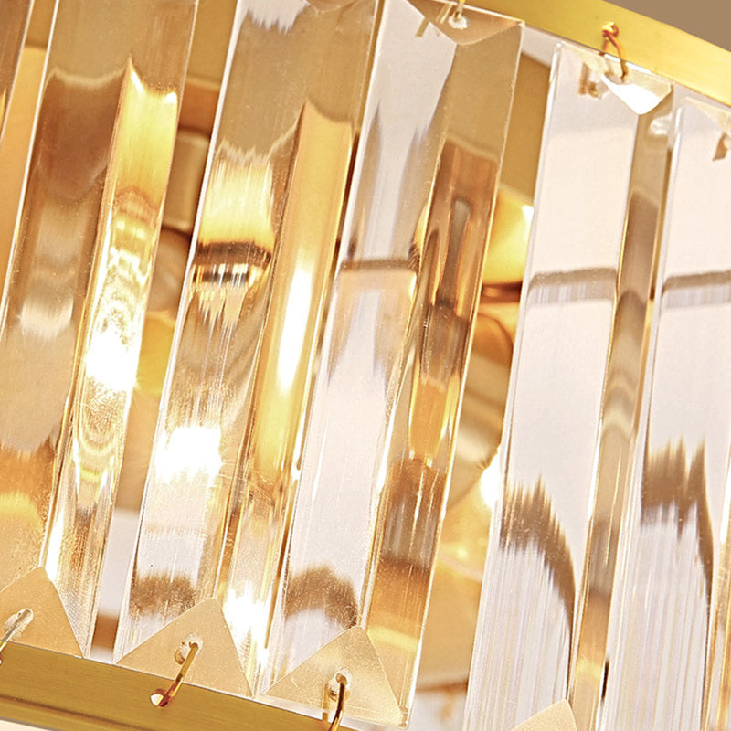 Drum inbouw plafondverlichtingsarmaturen Vintage acryl plafondlamp voor woonkamer
