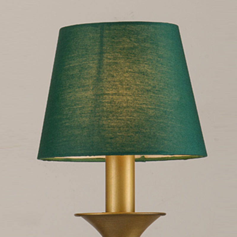 Multi-head hangende verlichtingsarmaturen Amerikaanse stijl vat kroonluchter hanglamp met stofschaduw