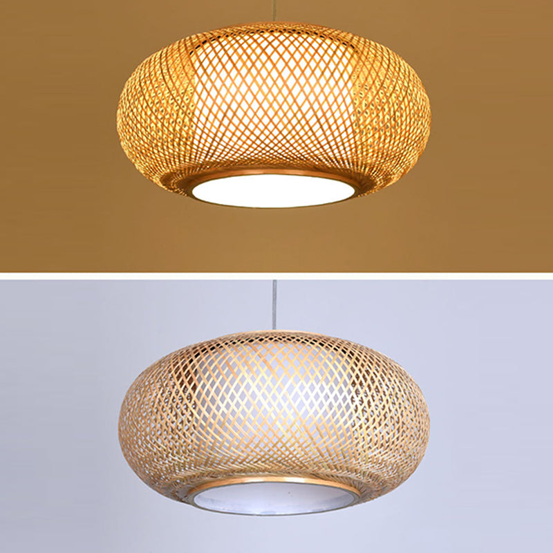 Holzlaternenform Pendelleuchte moderne Style 1 Leichte Hängelampe für Tea Room