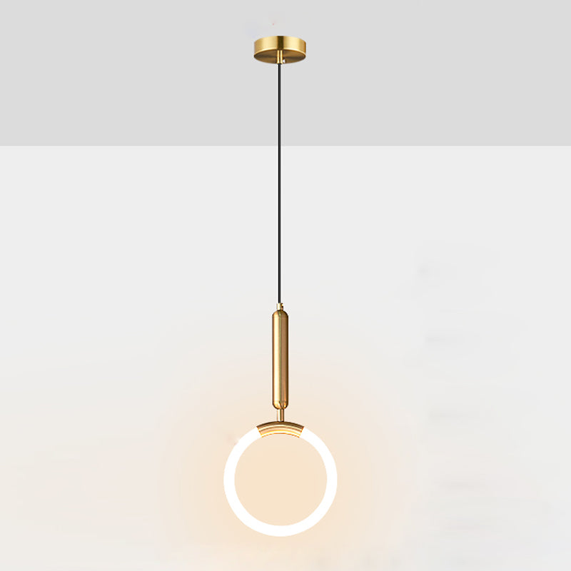 Forma de anillo LED lámpara colgante de luz