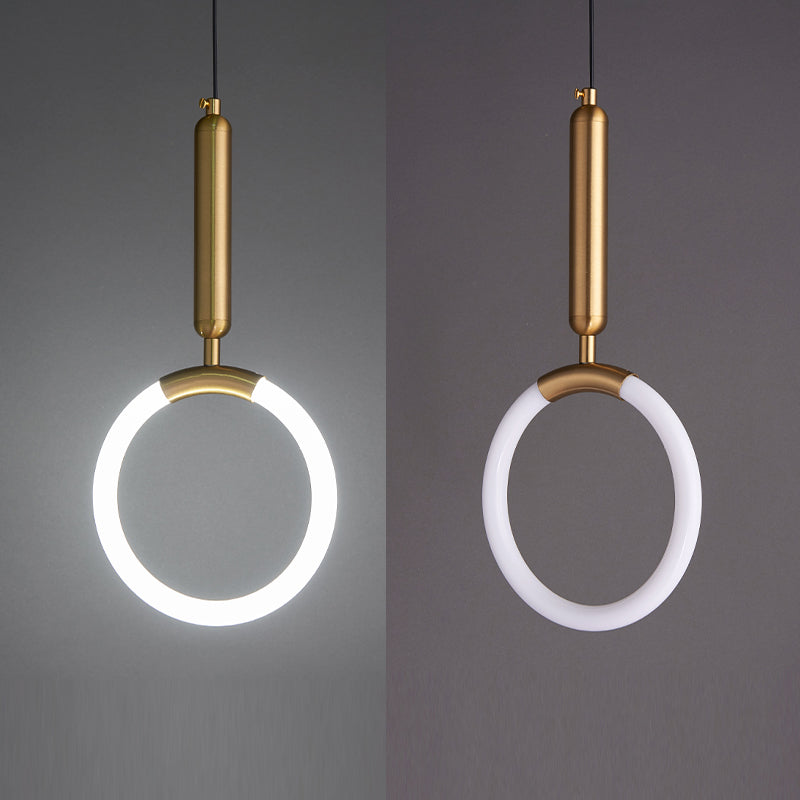 Forma de anillo LED lámpara colgante de luz