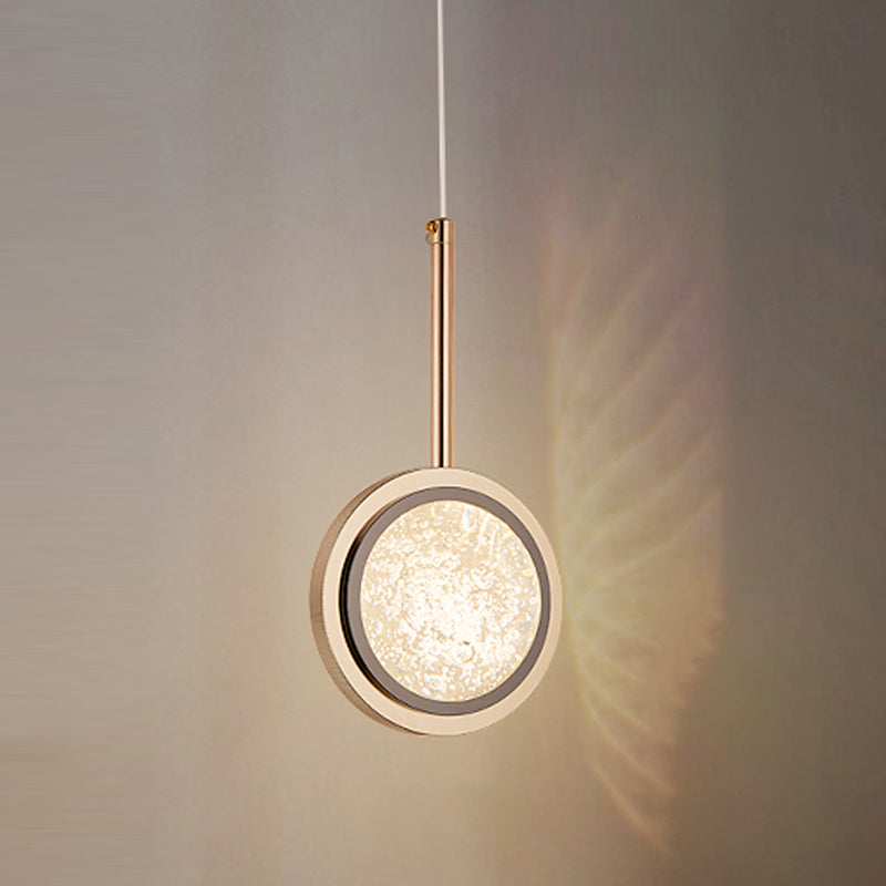 LED Hanging Light Fixture Modern Simple Style Living Room Pendant Light