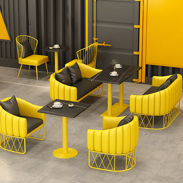 Industrial Style Dining Room Collection Stone Dinette Table for Dining Room