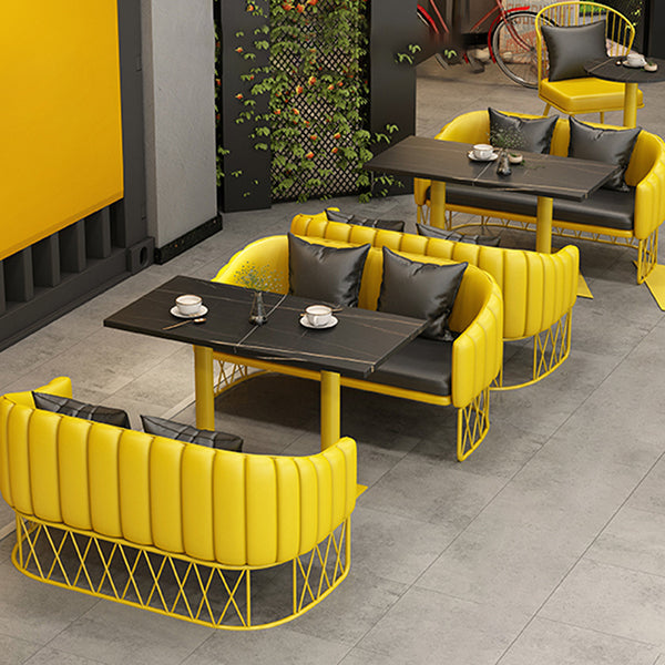 Industrial Style Dining Room Collection Stone Dinette Table for Dining Room