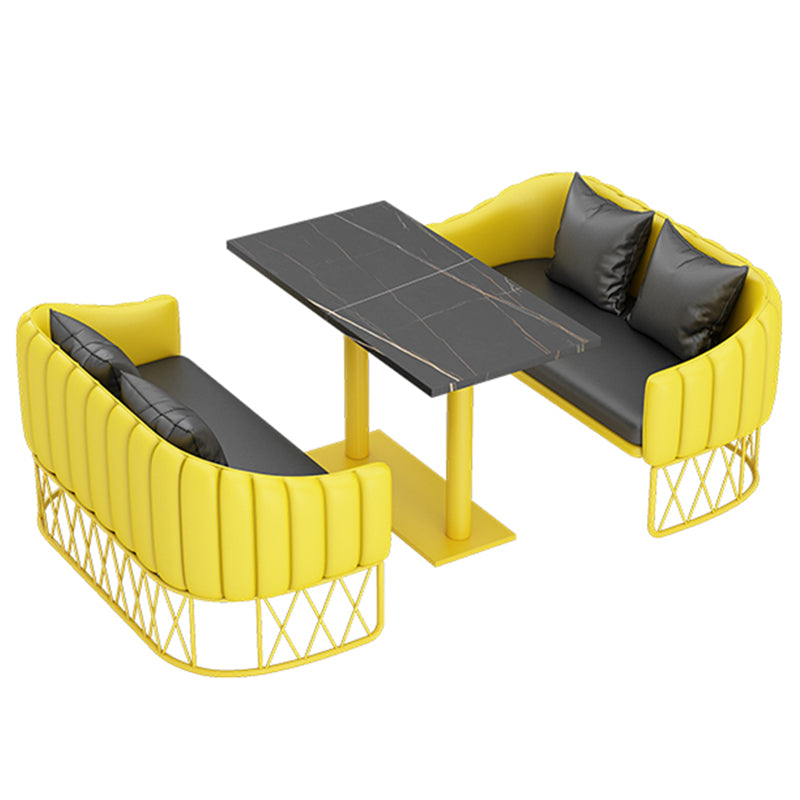 Industrial Style Dining Room Collection Stone Dinette Table for Dining Room