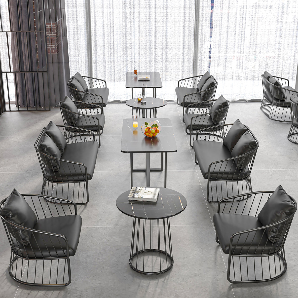 Stone Dining Room Collection Industrial Style Dining Site Table for Dining Room