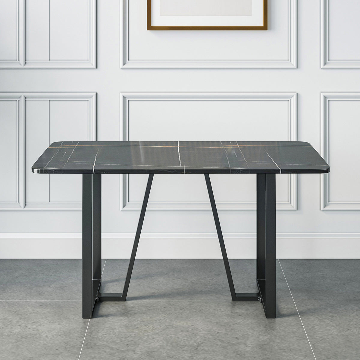 Stone Dining Room Collection Industrial Style Dining Site Table for Dining Room