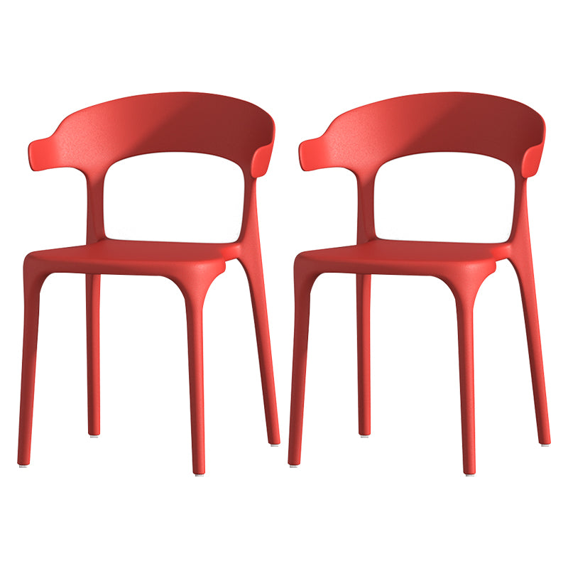 Fauteuil en plastique de salon scandinave, finition mate, chaise de salle à manger à oreilles
