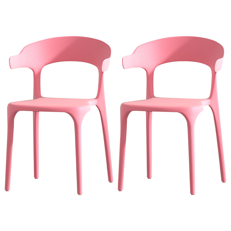 Fauteuil en plastique de salon scandinave, finition mate, chaise de salle à manger à oreilles