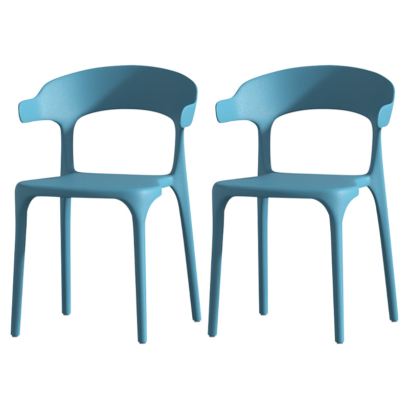 Fauteuil en plastique de salon scandinave, finition mate, chaise de salle à manger à oreilles