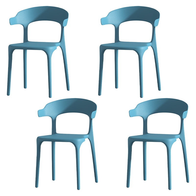 Fauteuil en plastique de salon scandinave, finition mate, chaise de salle à manger à oreilles