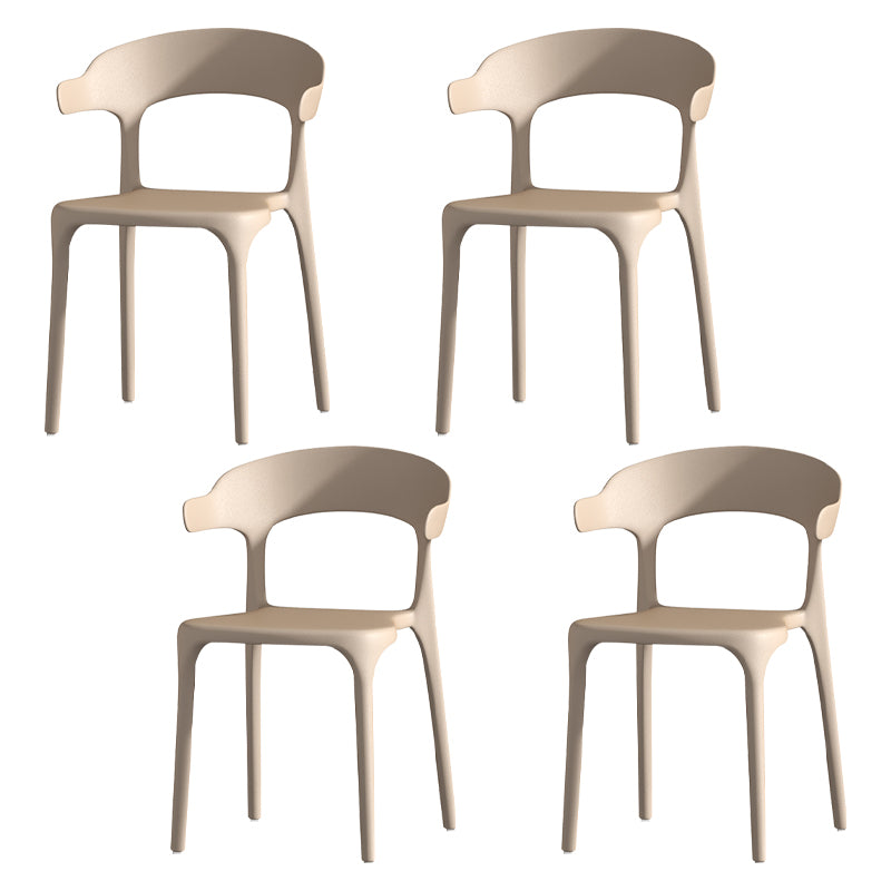 Fauteuil en plastique de salon scandinave, finition mate, chaise de salle à manger à oreilles