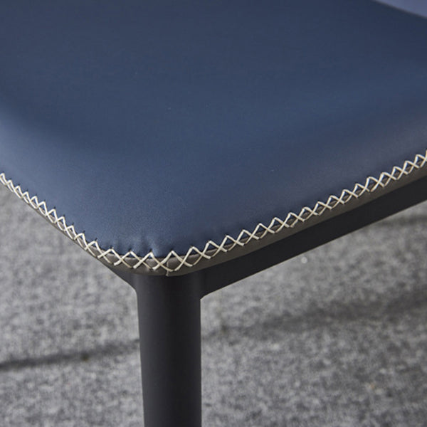 Chaise de salle à manger tapissée en métal à oreilles, chaise d'appoint contemporaine pour la maison