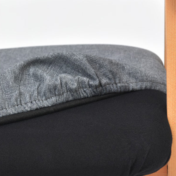 Silla de comedor de madera de estilo moderno con respaldo abierto, sillón lateral de comedor para cocina