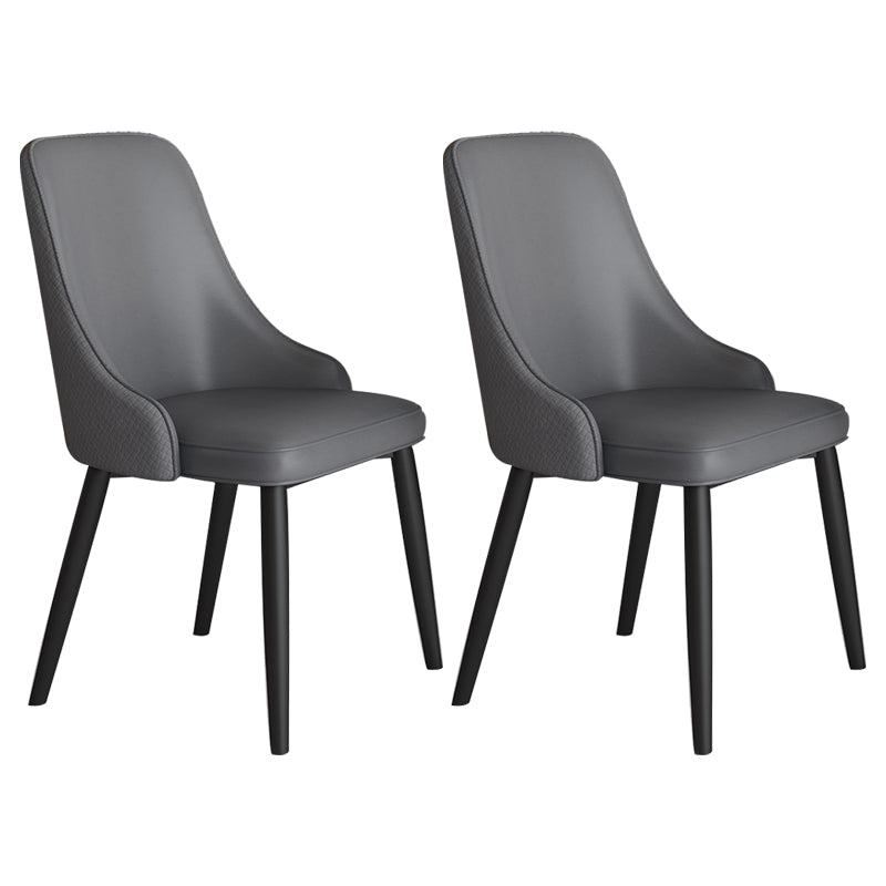 Chaise d'appoint scandinave en métal, chaise de salle à manger rembourrée à oreilles