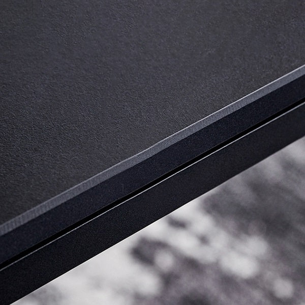 Casual Rectangle Shape Standard Dining Table Sintered Stone Dining Table for Kitchen