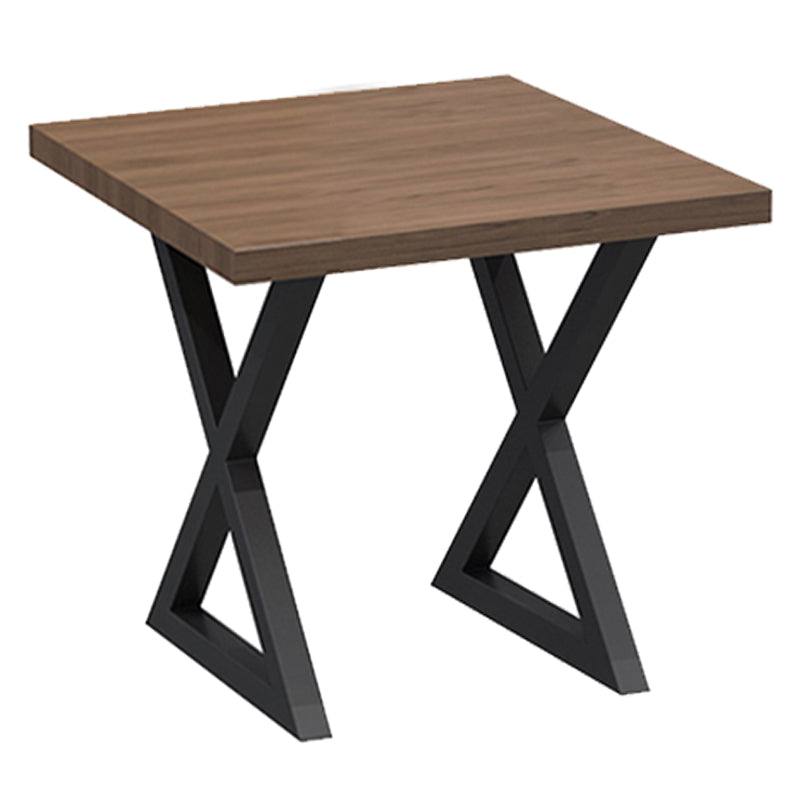 Mesa de cocina de la sala de la cena de madera maciza industrial para el comedor