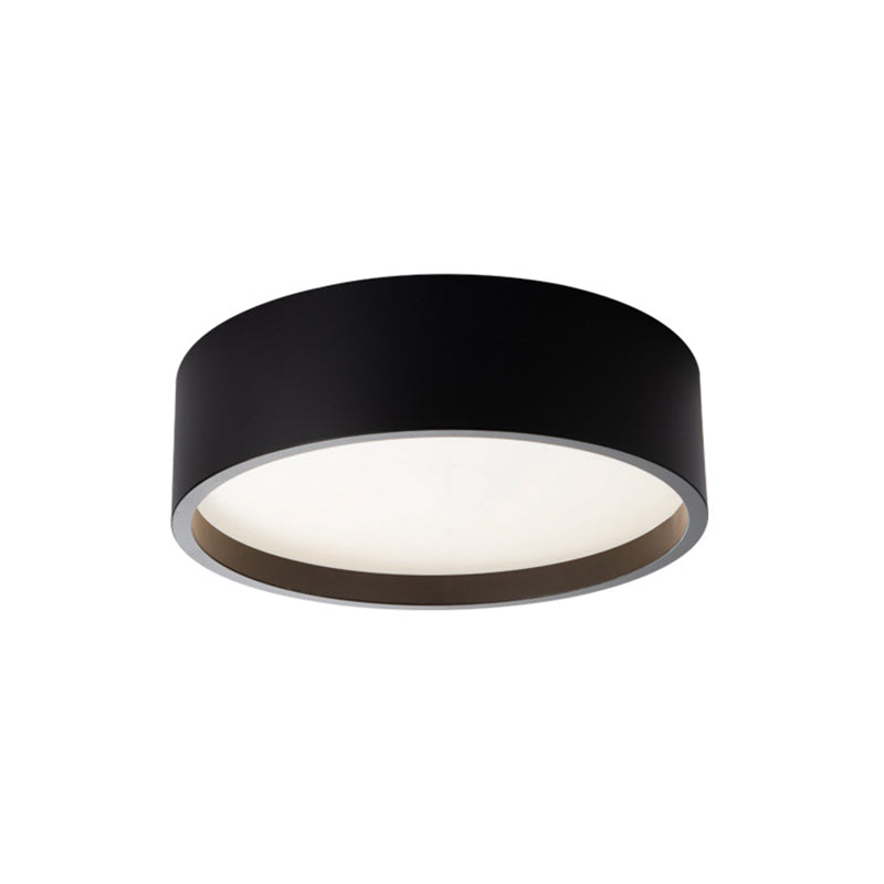 Round Shape LED Ceiling Lamp Modern Iron 1 Light Flush Mount for Balcony