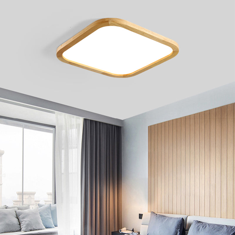Modern Geometric Shape Ceiling Lamp Acrylic 1 Light Flush Mount for Living Room Bedroom