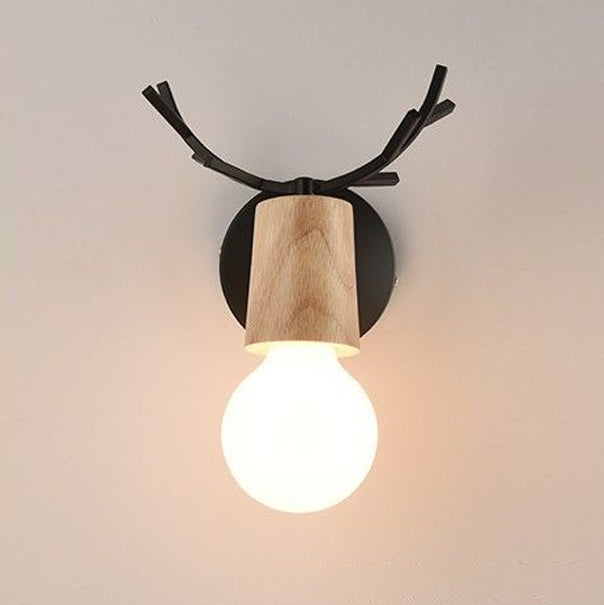 Modern Creative Macaron Wall Lamp Iron Geometric Wall Light for Interior Spaces