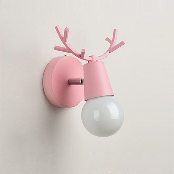 Modern Creative Macaron Wall Lamp Iron Geometric Wall Light for Interior Spaces