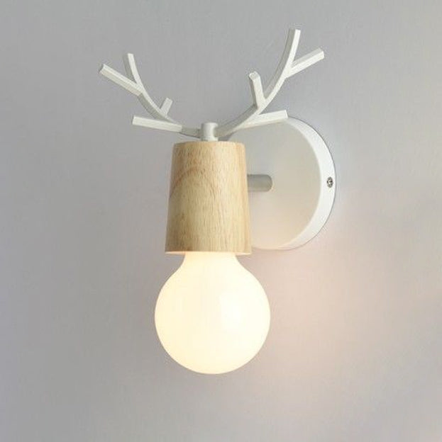 Modern Creative Macaron Wall Lamp Iron Geometric Wall Light for Interior Spaces