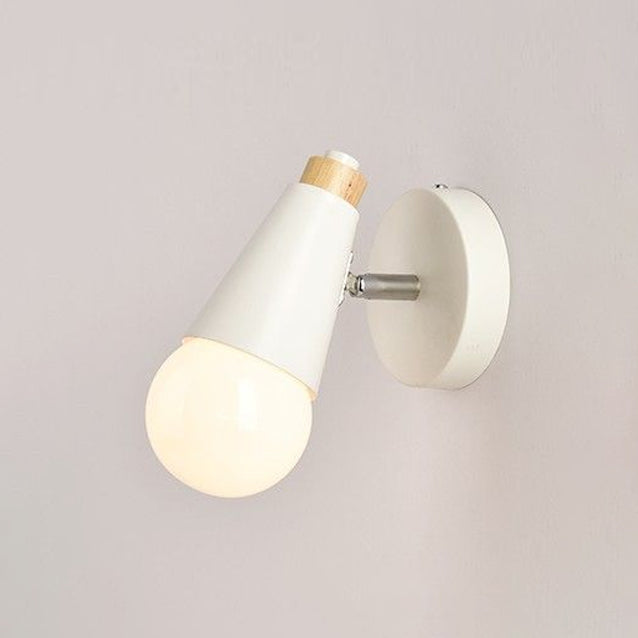 Modern Creative Macaron Wall Lamp Iron Geometric Wall Light for Interior Spaces