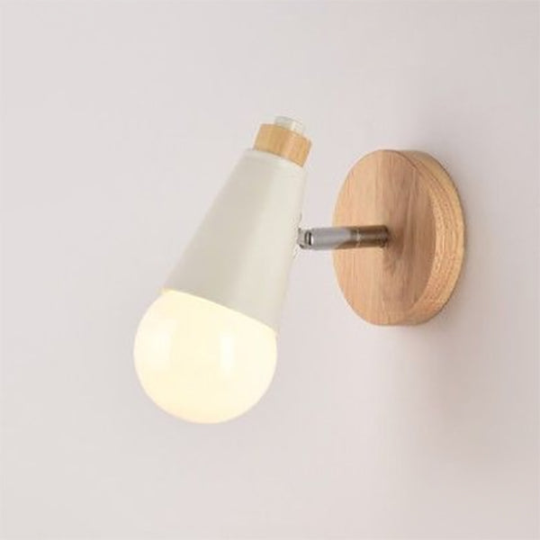 Modern Creative Macaron Wall Lamp Iron Geometric Wall Light for Interior Spaces