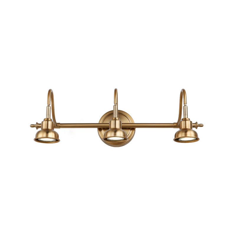 Modern Bell Wall Light Fixture Metal Sconce Lighting in Gold