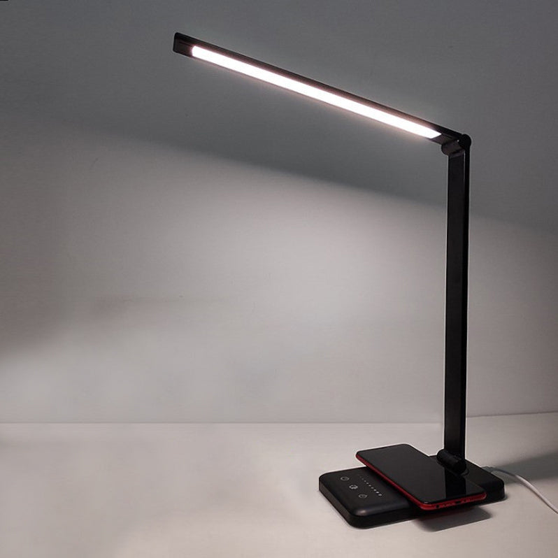 USB Table Lamp with Touch Control, Task Style Metal Folding Table Light