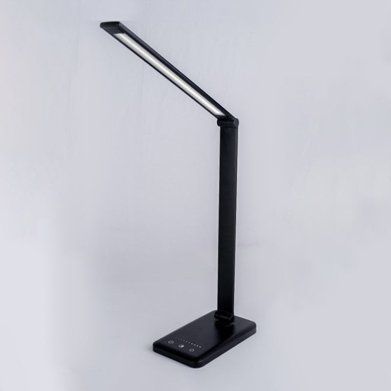 USB Table Lamp with Touch Control, Task Style Metal Folding Table Light