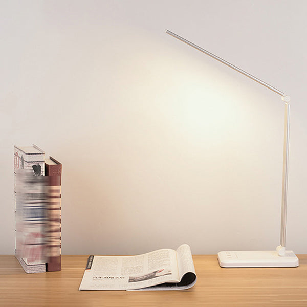 USB Table Lamp with Touch Control, Task Style Metal Folding Table Light