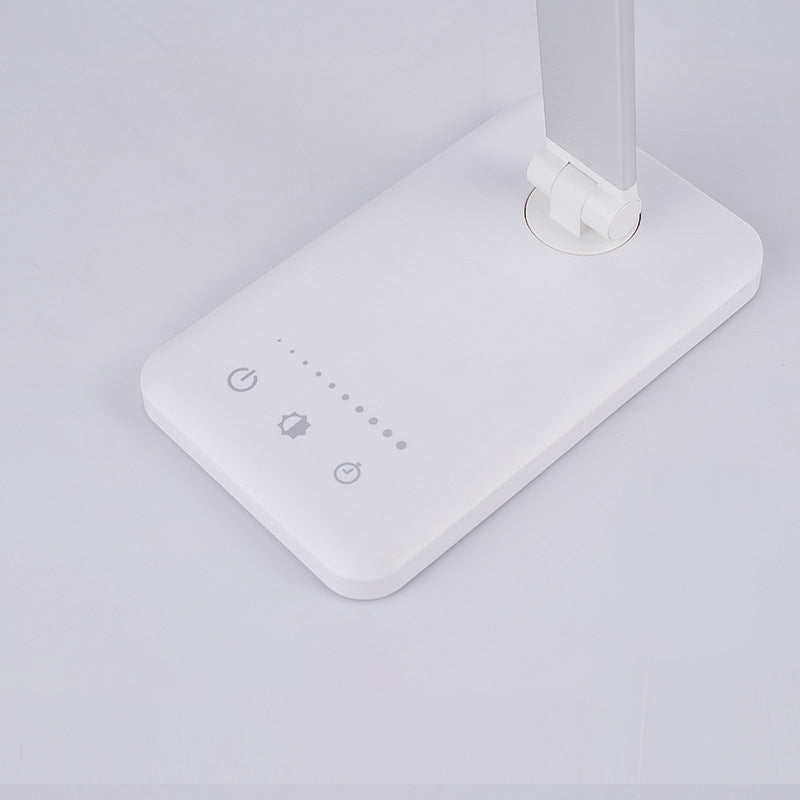 Lámpara de mesa USB con control táctil, Luz de mesa LED de plegado de tareas de metal para dormitorio