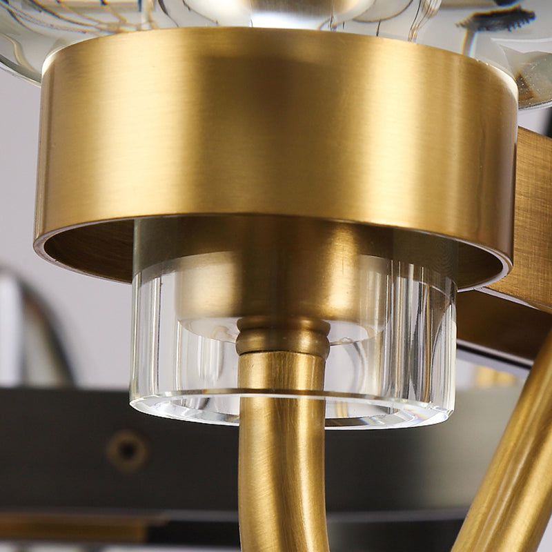 Multi -lichten kristal kroonluchter verlichtingsarmaturen moderne stijl cirkelvormige hanglamp