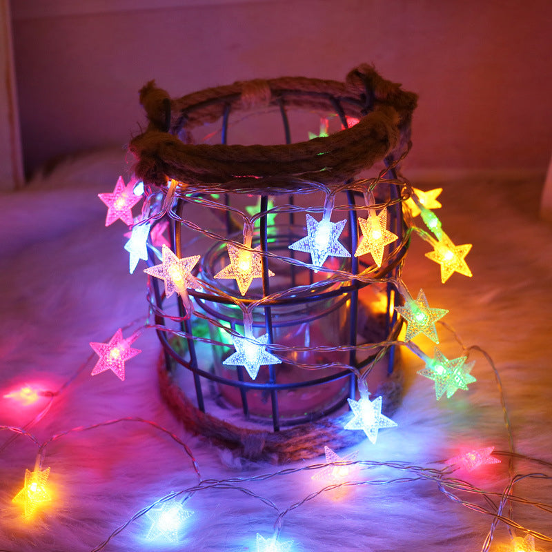 Plastic LED Decorative Lights in Modern Artistic Style Starry Outdoor Festive Lamp