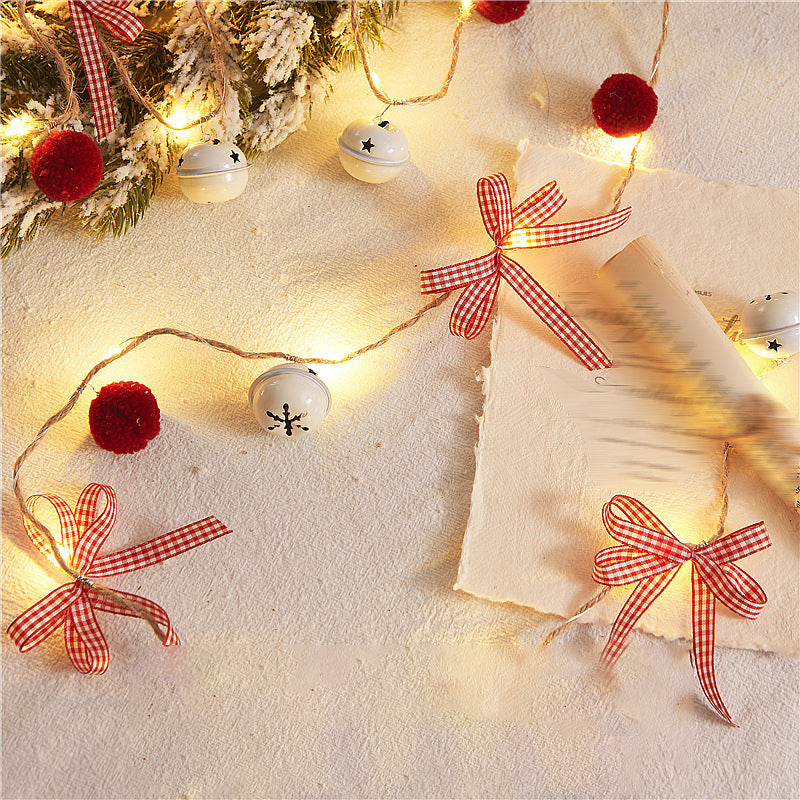 Modern Artistic Christmas Lights Plastic LED String Lights for Interior Spaces
