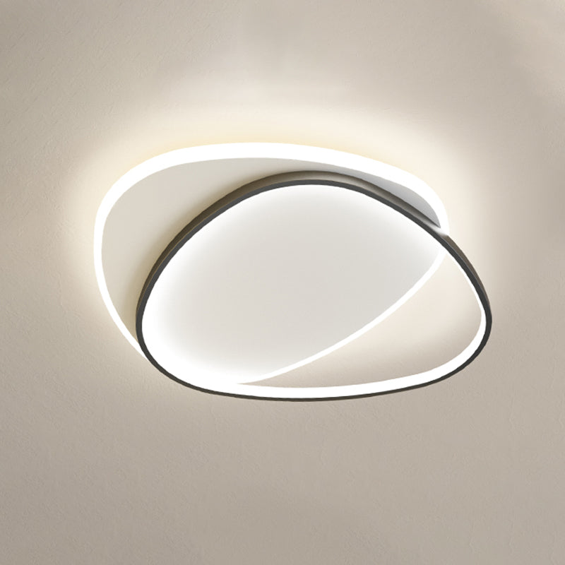 LED Flush Mount Light Contemporary Style Line Design Ceiling Light for Living Room
