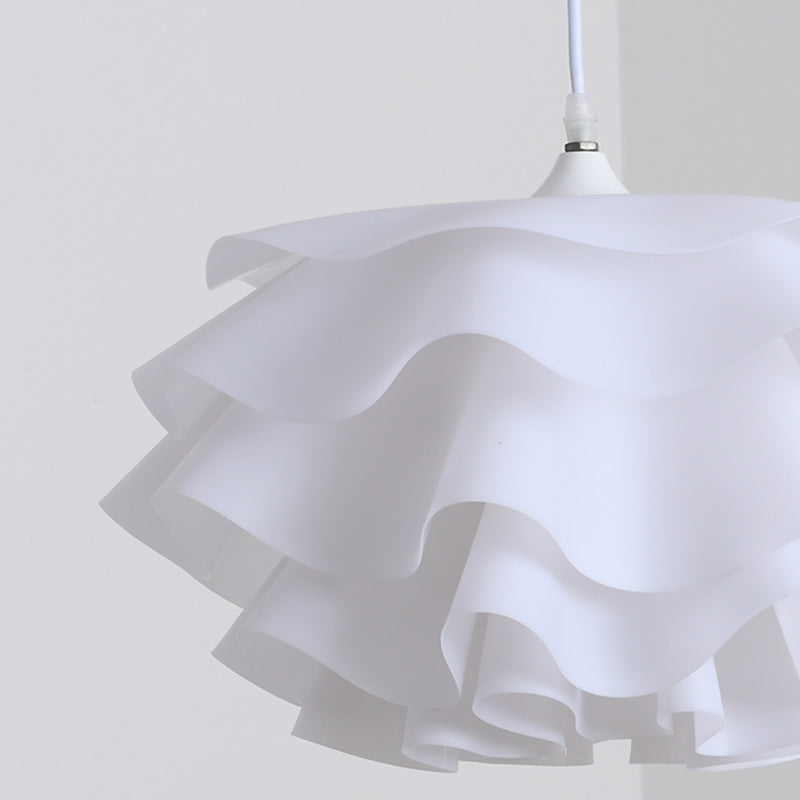 1 Leichter Acryl -Schattenhänge -Leuchte -Leuchte moderne einfache Wohnzimmer -Anhänger Licht