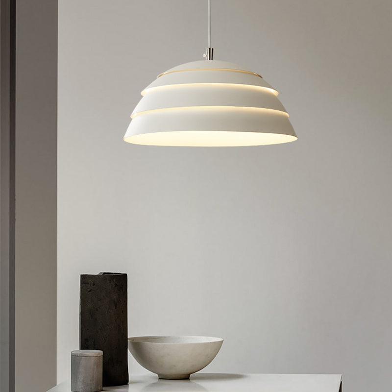 1 Light Bowl Shade Hanging Light Fixture Living Room Bedroom Modern Simple Pendant Light