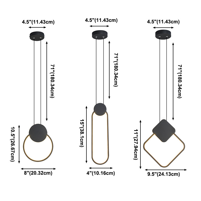 LED PROSIBLE ARRIMME ALIMENTATION DU SOILLE CHAMBRE PENDANT MODERNE SIMPLE