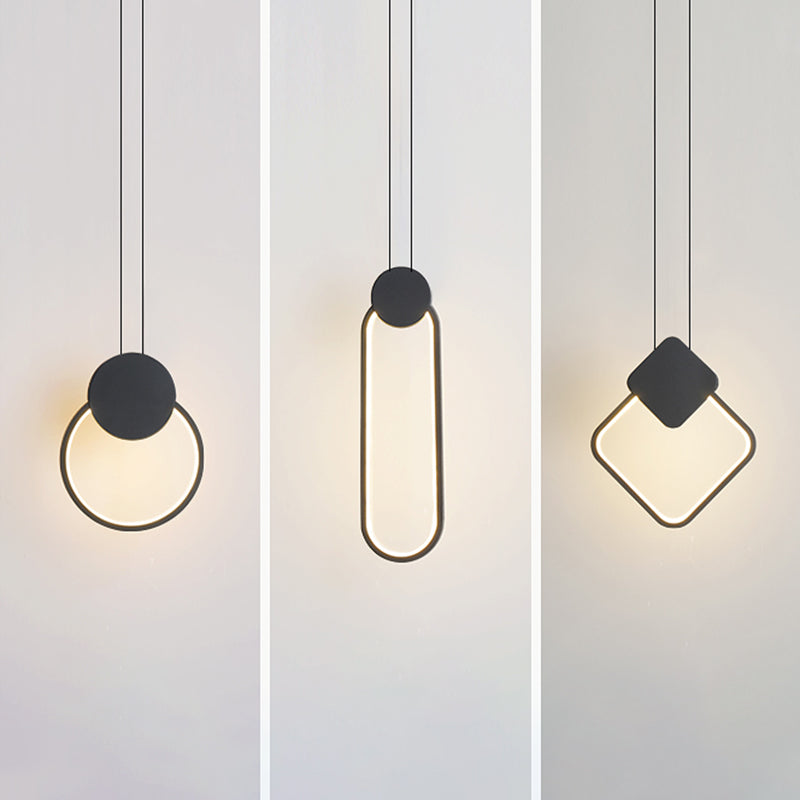 LED PROSIBLE ARRIMME ALIMENTATION DU SOILLE CHAMBRE PENDANT MODERNE SIMPLE